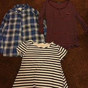 Stripe shirt bundle